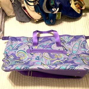 Brand new. Vera Bradley weekender duffel.